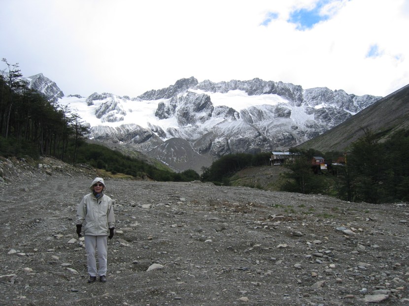 Mom in Ushuaia, Argentina, 2004